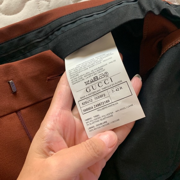 New Gucci work pants size IT 42 - Picture 2 of 7